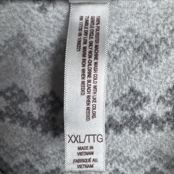 Gilligan & OMalley Womens Sleepwear Lounge Pants XXL Fair Isle Gray - Picture 5 of 6